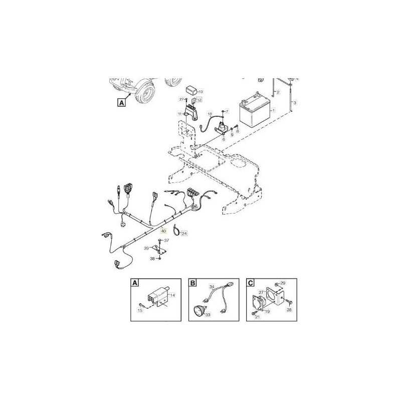 ORIGINAL STIGA PARK DIESEL-KABELSATZ – 187040311/0