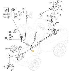 PC HARNESS HONDA ORIGINAL STIGA - 187040335/0