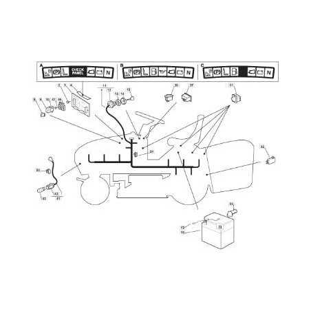 CABLAGGIO TC2000 LUSSO 05/06 ORIGINALE STIGA - 182040137/0 | NewgardenParts.com