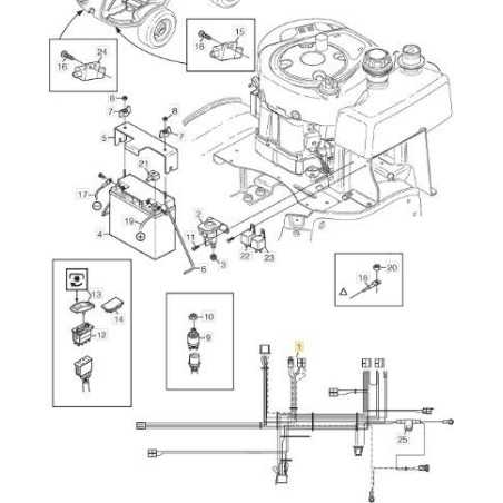 CABLAGGIO VILLA 320 HST ORIGINALE STIGA - 187040306/0 | NewgardenParts.com