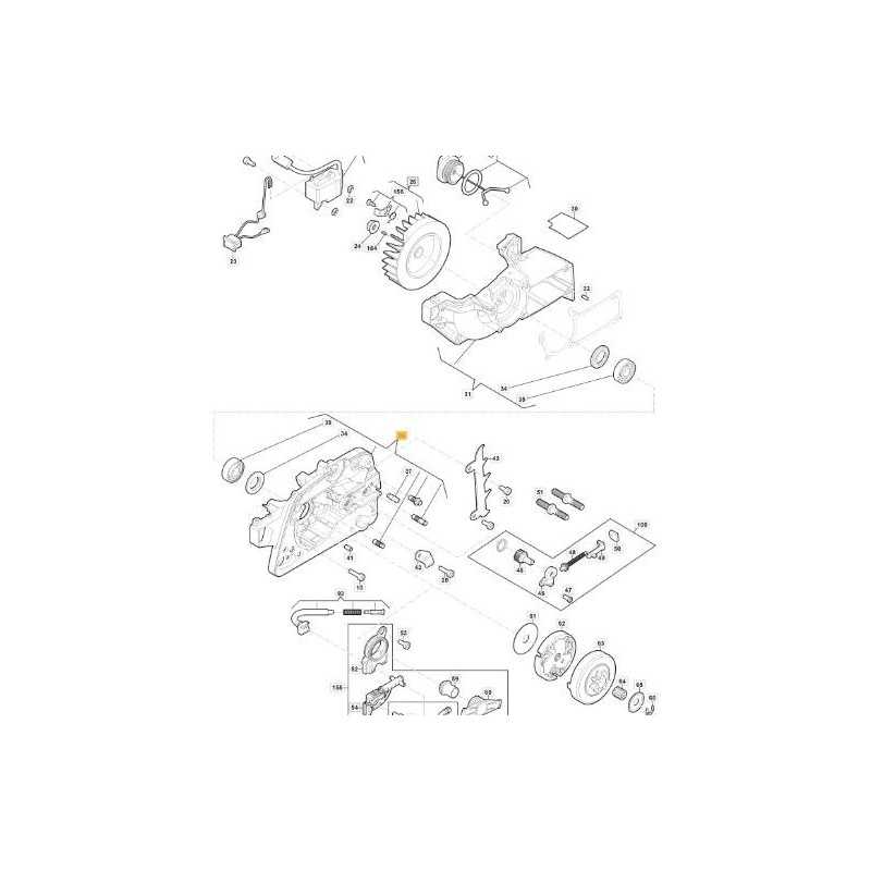 ORIGINAL RIGHT CRANKCASE STIGA - 118804906/0
