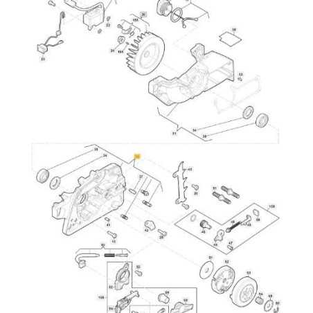 CARTER DESTRO ORIGINALE STIGA - 118804906/0 | NewgardenParts.com