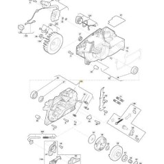 ORIGINAL RIGHT CRANKCASE STIGA - 118804929/0