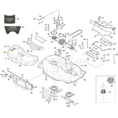 CARTER PROTEZ. CINGH.TRASMISSIONE CD105 QF ORIGINALE STIGA - 387106369/0 | NewgardenParts.com