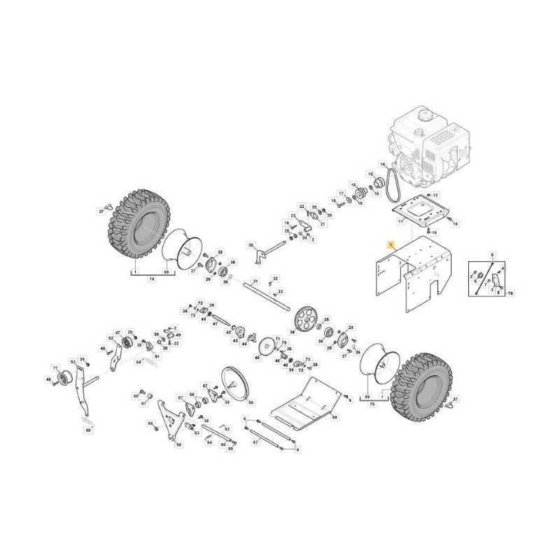 ORIGINAL STIGA TRANSMISSION CRANKCASE - 118820754/0