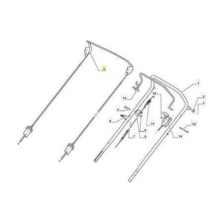 STIGA GABY TRACTION CABLE - 381030038/1 | NewgardenParts.com