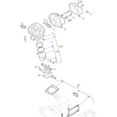CYLINDRE - PISTON ORIGINAL STIGA - 118804343/0 | NewgardenParts.com