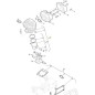 CILINDRO - PISTONE ORIGINALE STIGA - 118804343/0