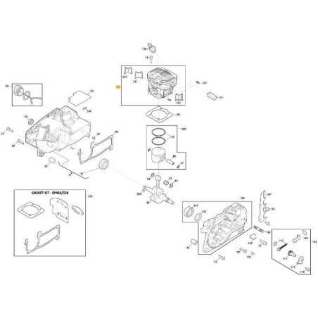 CYLINDER - SP466 ORIGINAL STIGA - 118805705/0 | NewgardenParts.com