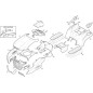 BONNET ST MP/SD BAT. GELB+SCHWARZ ORIGINAL STIGA - 382076984/0