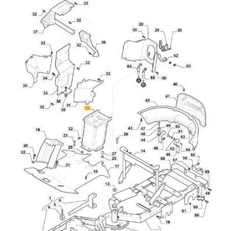 SEAT COLUMN PFM EL VNN ORIGINAL STIGA - 387148921/1 | NewgardenParts.com