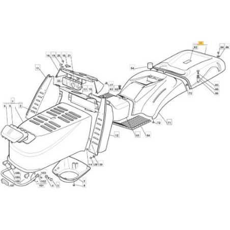 TC TORON RED BAG COVER 300941 ORIGINAL STIGA - 382110207/1 | NewgardenParts.com