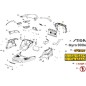 HINTERE ABDECKUNG GYRO 900 ORIGINAL STIGA - 387111517/0