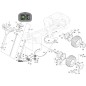 DISPLAY 5 + TAPA FRONTAL ORIGINAL STIGA - 387178900/1