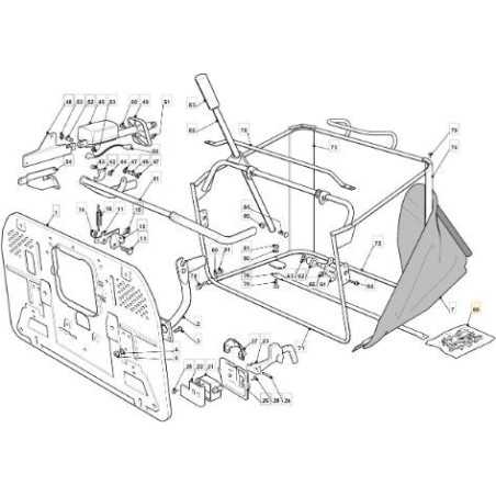 EQUIPMENT ELECTRIC TC BAG LIFTING COMPONENT ORIGINAL STIGA - 382180045/0 | NewgardenParts.com