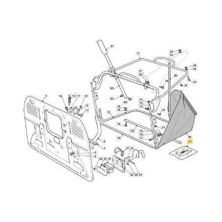 ORIGINAL STIGA HE BAG SCREWS AND SCREWS - 382180116/0 | NewgardenParts.com