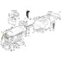 RIGHT BONNET SIDE SIDE JX-TCX ORIGINAL STIGA ATTACHMENT - 382394614/0
