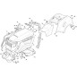 RIGHT BONNET SIDE SIDE JX-TCX ORIGINAL STIGA ATTACHMENT - 382394653/1