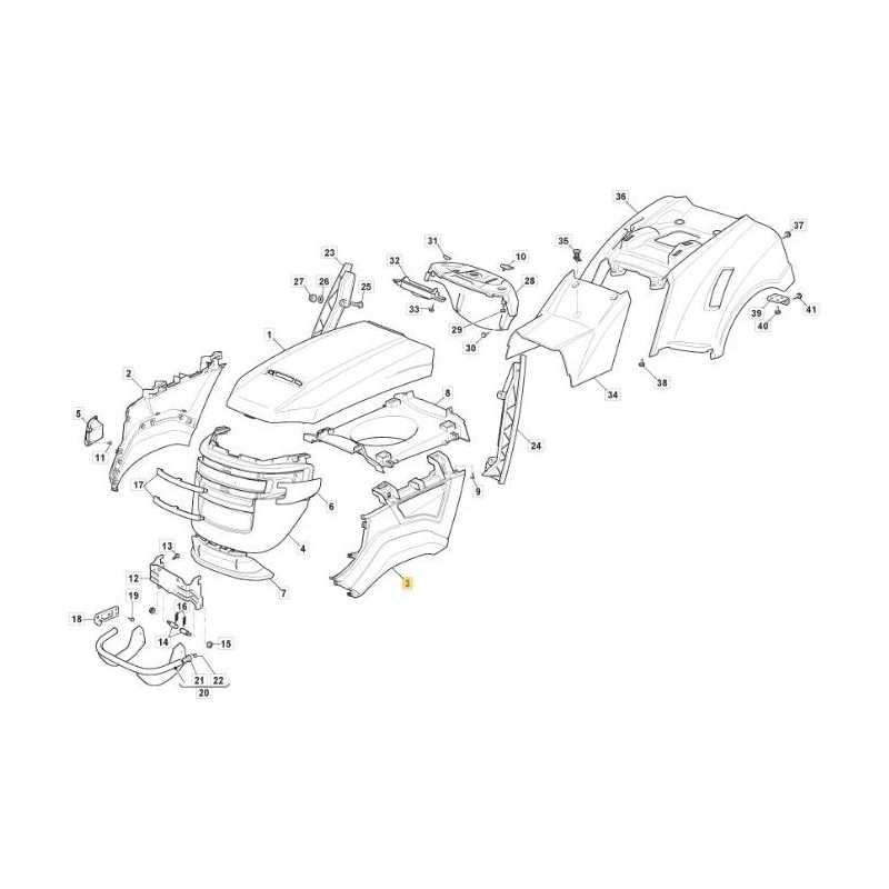 SIDE SIDE BONNET LEFT JX-TCX BLACK ORIGINAL STIGA - 382394659/0