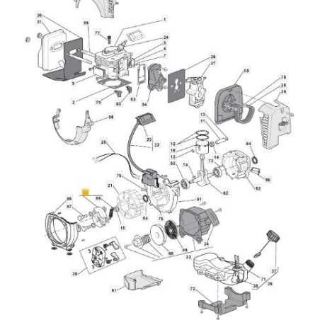 CLUTCH KT01054AA - ORIGINAL STIGA REFILL - 183215006/0 | NewgardenParts.com