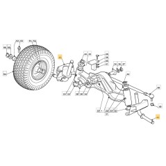 XHX240 ORIGINAL STIGA lawn tractor spindle kit 382230367/1 | NewgardenParts.com