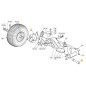 XHX240 ORIGINAL STIGA tracteur de pelouse kit de broche 382230367/1