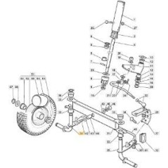FUSELLO DX CTF RIDER ECO ORIGINALE STIGA - 384230405/0