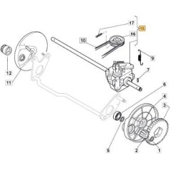GR.TRAZIONE FR. FRIZIONE CANE MCS 50TR ORIGINALE STIGA - 181003095/0 | NewgardenParts.com