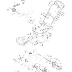 FR. TRACTION GROUP MULTICLIP 48 ORIGINAL STIGA - 181003088/0 | NewgardenParts.com