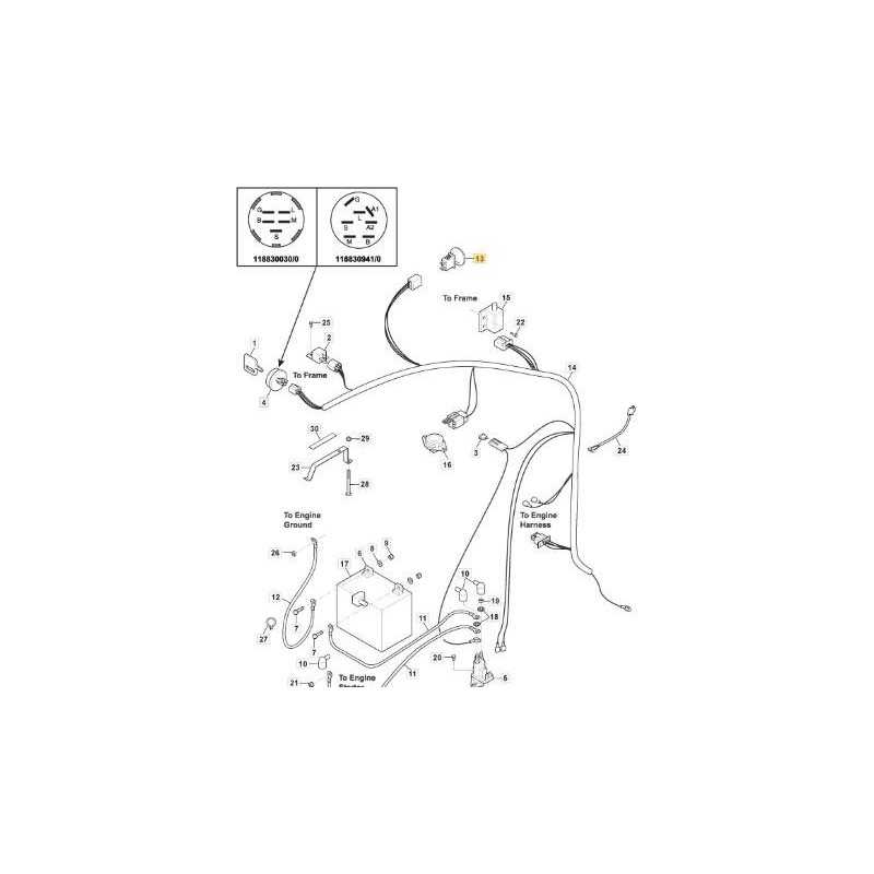 ORIGINAL STIGA KUPPLUNGSSTEUERSCHALTER – 118830109/0