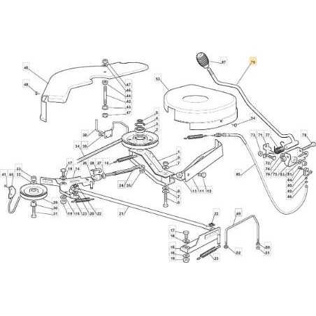 BLACK GALVANIZED BLADE CLUTCH LEVER TWI ORIGINAL STIGA - 382318135/0 | NewgardenParts.com
