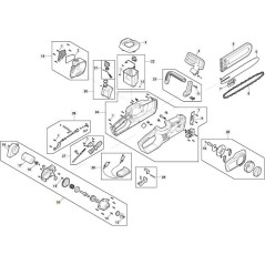 MOTOR UND GETRIEBE CS 40 Li ORIGINAL STIGA - 118810954/0