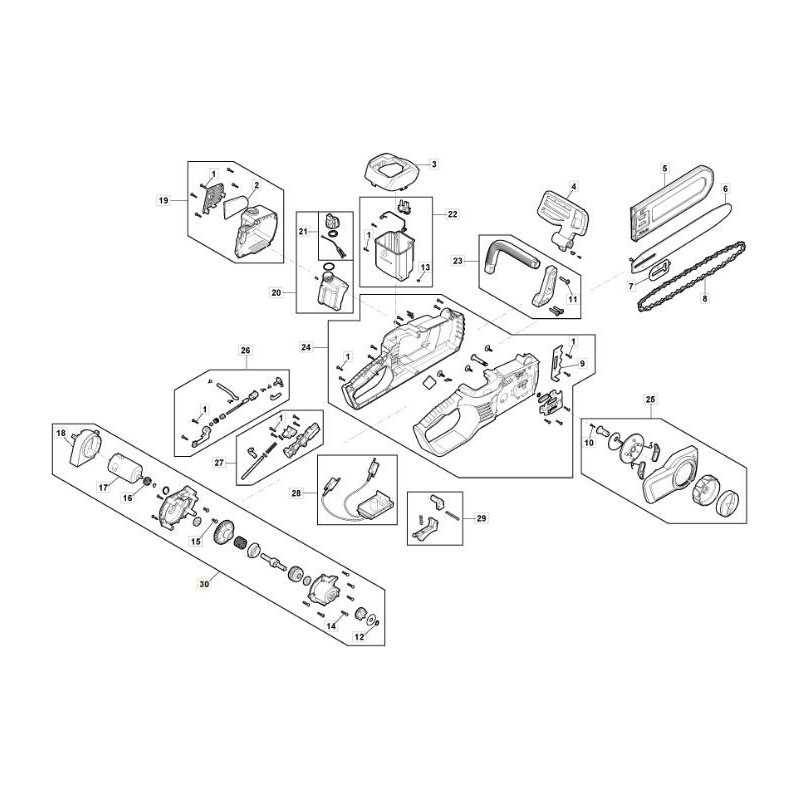 MOTEUR ET ENGRENAGES CS 40 Li ORIGINAL STIGA - 118810954/0