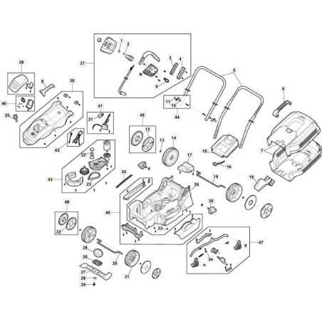 ENGINE AND GEARS E 300 Li 40 ORIGINAL STIGA - 118810957/0 | NewgardenParts.com