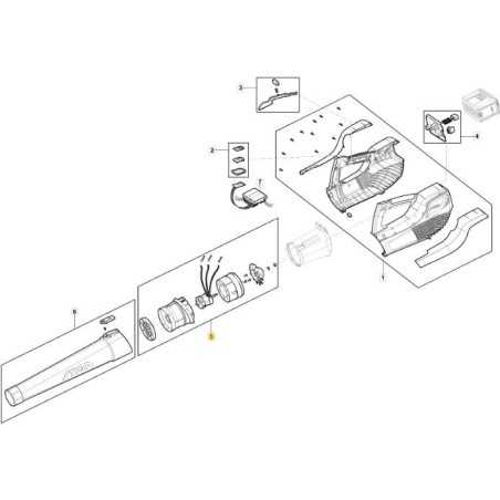 MOTOR ELÉCTRICO SAB 500 AE ORIGINAL STIGA - 118810773/0 | NewgardenParts.com