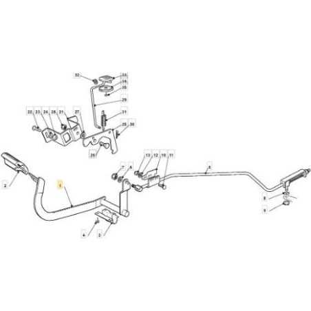 BREMSPEDAL CTF HE 10/11 ORIGINAL STIGA - 382500041/0 | NewgardenParts.com