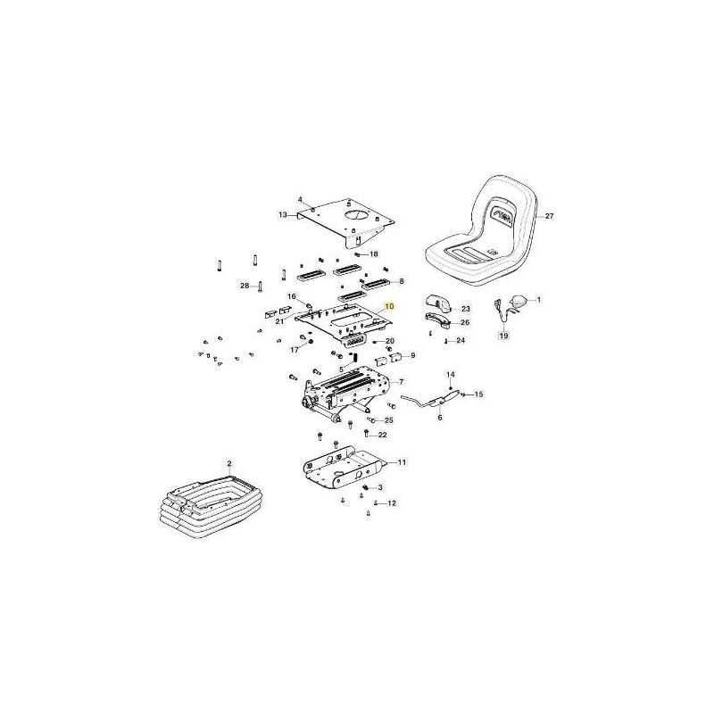 SEAT UPPER PLATE PFM VNN ORIGINAL STIGA - 387547013/2