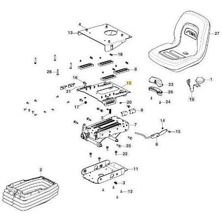 SEAT UPPER PLATE PFM VNN ORIGINAL STIGA - 387547013/2 | NewgardenParts.com