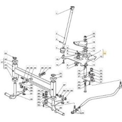 PIASTRA SUPPORTOSETT.STERZ. NJ92 (RIC) ORIGINALE STIGA - 382547045/0 | NewgardenParts.com
