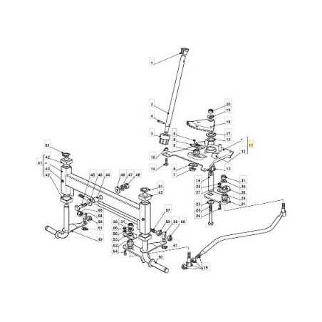 STEERING SET SUPPORT PLATE NJ92 (RIC) ORIGINAL STIGA - 382547045/0 | NewgardenParts.com