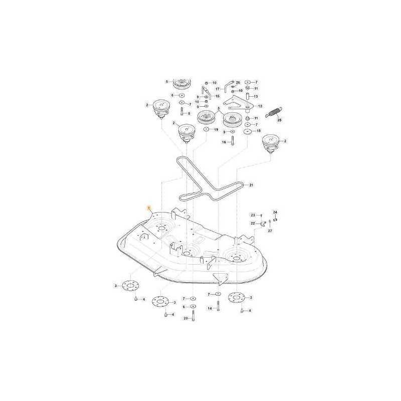 ORIGINAL STIGA 42 inch CUTTING DECK - 118830200/0