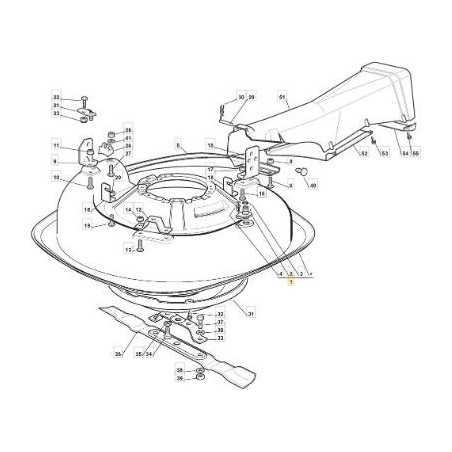 PIATTO TAGLIO EL63 ROSSO 3002 (RIC) ORIGINALE STIGA - 384564104/1 | NewgardenParts.com