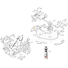 PROTECTION LATÉRALE DX 110 GRIS ASTRAL ORIGINAL STIGA - 387603355/0 | NewgardenParts.com