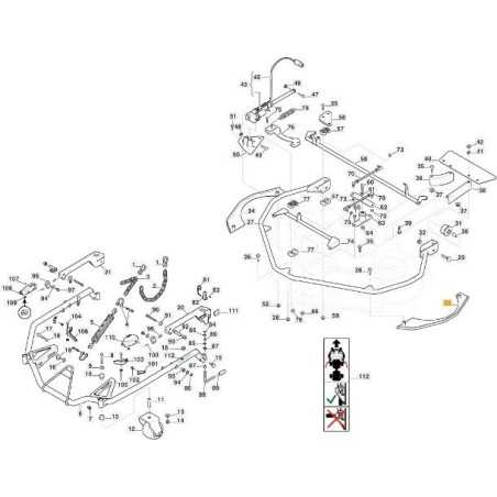 SIDE PROTECTION SX 110 ASTRAL GRAY ORIGINAL STIGA - 387603357/0 | NewgardenParts.com