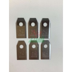 Kit of 6 robot lawnmower blades X3 X4 X7 ORIGINAL SUNSEEKER 16600850-01 | NewgardenParts.com