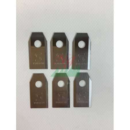 Kit de 6 cuchillas para robot cortacésped X3 X4 X7 ORIGINAL SUNSEEKER 16600850-01 | NewgardenParts.com