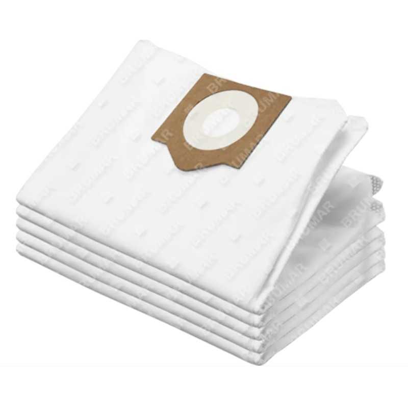 ORIGINAL EGO AVG0305 Staubsaugerbeutel-Set aus Canvas, 5er-Pack
