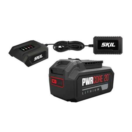 Kit Batteria al litio 4.0 Ah + Caricabatterie 1.0 A SKIL 3135AA linea PWRCORE 20 | NewgardenParts.com