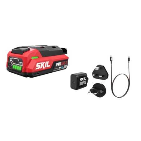 SKIL 3143AA PWRCORE 20 Lithium-Akku-Set 2,0 Ah + 3,0 A Ladegerät | NewgardenParts.com