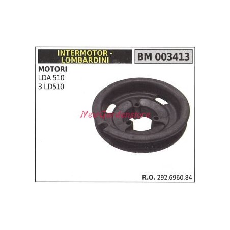 Puleggia messa in moto LOMBARDINI motozappa LDA 510 3 LD510 003413 | NewgardenParts.com